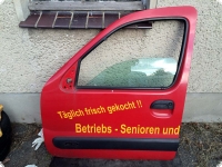 Fahrertr rot Farbcode D719  Renault Kangoo 1998-03