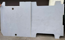 Renault Trafic III Bodenplatte Sortimo Langversion grau Befestigungsmaterial